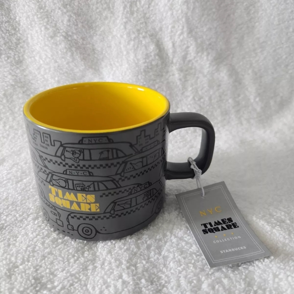 NWOB NYC TIMES SQUARE Starbucks Been There Series Collection Coffee Mug 12 Oz